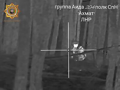 Elimination of a Ukrainian sniper pair.