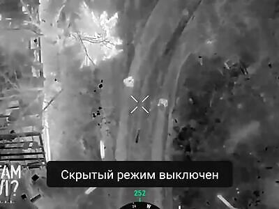 Dropping bombs on Ukrainians 