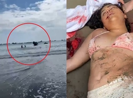 Horrific Video Shows Woman Being Struck and Killed by Boat