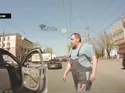 Road Rage—Vlad Shoots Ivan in the Face, Novosibirsk Russia