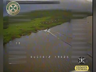 Drone Turns Russian Goblin on Jetski into Fish Food