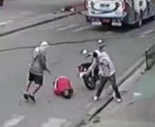 Two sicarios executed young man riding his motorcycle 