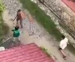 Neighbors Machete Fight.