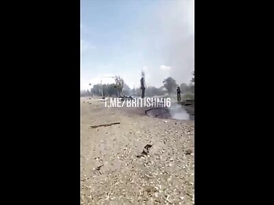 Supernova—Russian Ammo Truck Blow Up on the Road