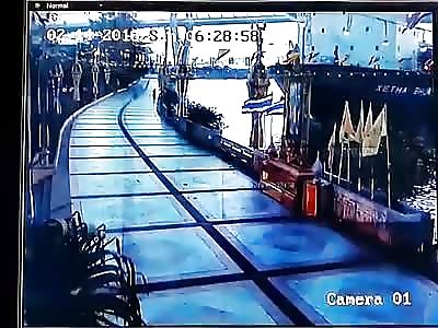 Ship Crashes into the Walkway 
