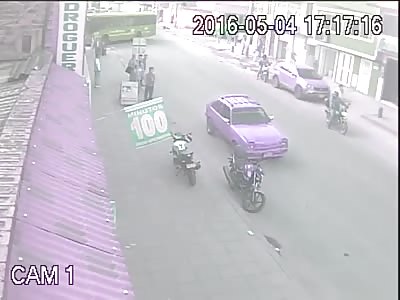 Cyclist Run Over by a Bus