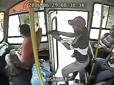 Man Executed by Close Range Shots to the Back of the Head Inside a Bus