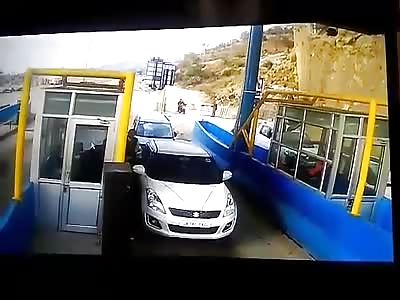 Man Gets Run Over in a Terrible Accident at Toll Plaza