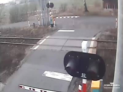 Terrible Accident at the Railway Crossing