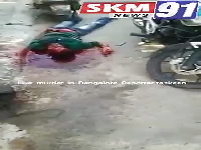 Man Hacked to Death in Front of His Mother by Rival Gang Members (Aftermath)