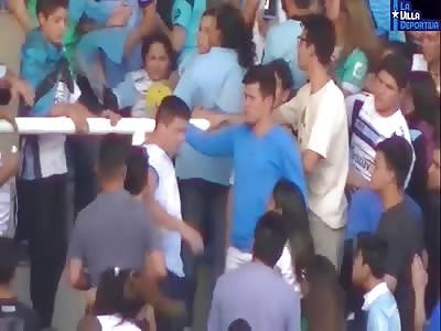 Fan Killed after Getting Thrown out of the Terrace by Fellow Fans During Soccer Match