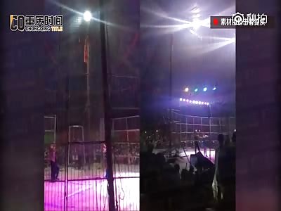 Bad Accident During Acrobatic Performance