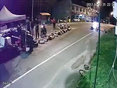 Motorcycle Gang Members Shot @:32