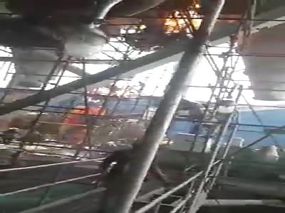 Worker Falls to Death in an Accident in Thermal Power Plant. Action @ :13
