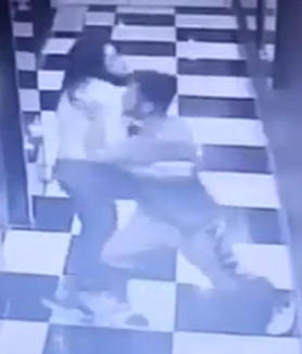 Boyfriend Pushes His Girlfriend Down Elevator Shaft