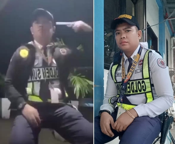 Security Guard Shoots Himself In The Head On Live