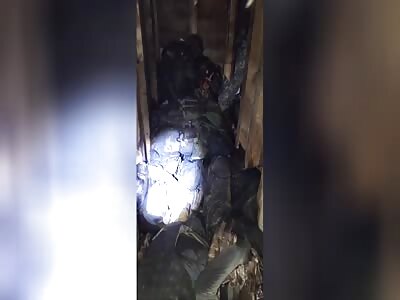 Full trench of rotten Russians in Kursk