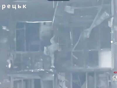 Epic fail near Toretsk war on Ukrainie