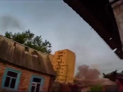 FPV Of Ukrainian Soldiers In Intense Combat In Toretsk