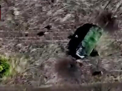 Ukrainian Drones Drop Grenades On Russian Infantry Near Vuhledar