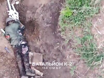 Compilation Of Drone Grenade Drops On Russian Infantry 