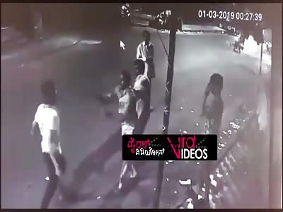 man and attacked with a knife in an argument between friends