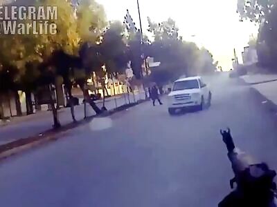 Syrian Rebels hit Syrian Soldiers