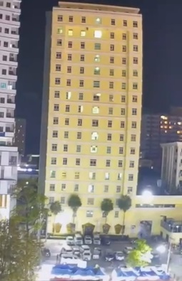 Suicidal Fall From a High-rise Building in Cambodia 