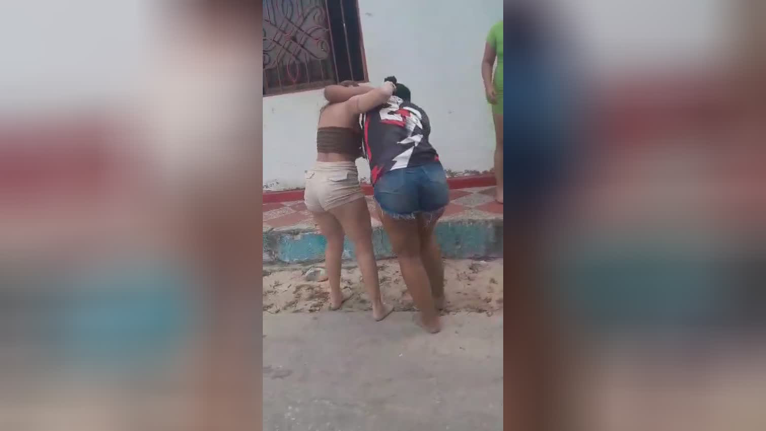 Hot Blonde Chick Defeated by Busty Bitch | theYNC