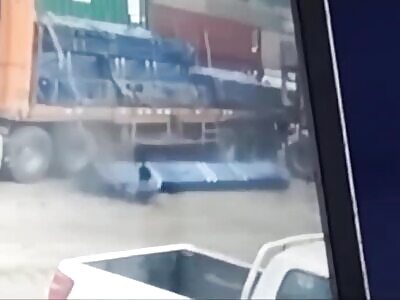 Dude Crushed To Death By Steel Beams