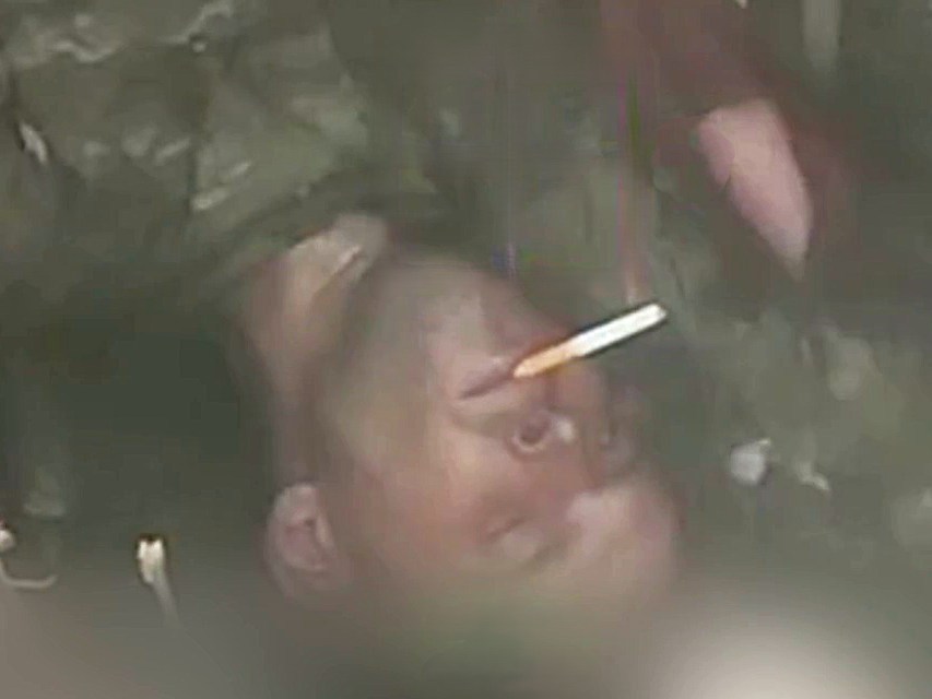 Ukrainian Drone Lights Wretched Orc's Last Cigarette
