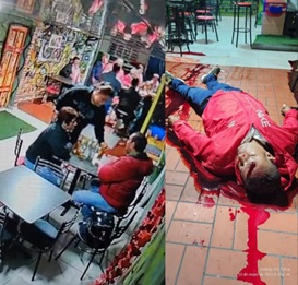 Sicarios Open Fire In The Bar Killing Two In Bogota (CCTV & Aftermath)