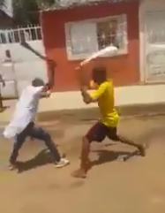 Crazy Machete Fight Leaves Dude With Head Hacked