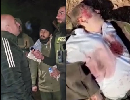 Captured old regime soldier by rebels and after days was found killed 