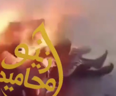 Wounded HTS FIGHTER BURNED ALIVE BY THE DRUZES MILITIA 