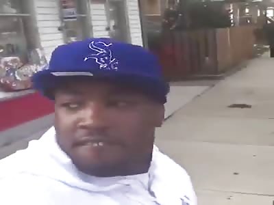 Man Gets Shot While Recording Himself Live on Facebook Outside of Corner Store in Chicago!