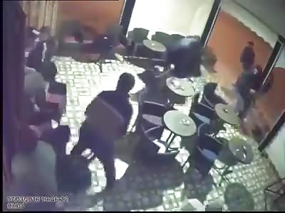 Morocco murder in a cafe