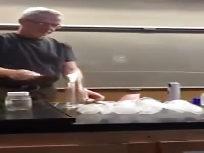 Science Experiment Goes Wrong For This Chemistry Teacher