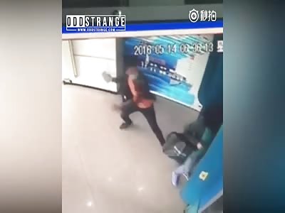Terrifying ATM robbery caught on camera