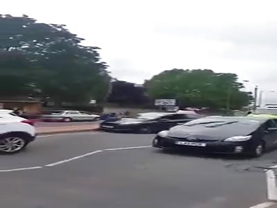 Student Driver Runs Over His Teacher