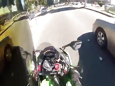 Motorcycle Crash at 80+