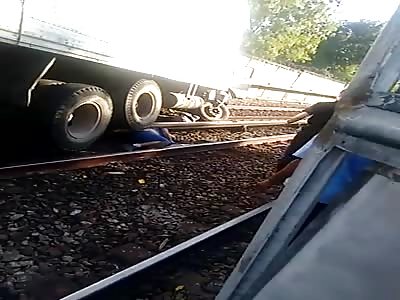 Truck killed a man on the rails Watch More