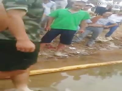 Girl drowned while flood