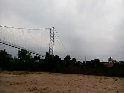 Flooding Takes Down Bridge