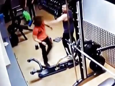 Dude Allegedly on Steroids Starts a Fight in the Gym after Someone Used His Towel