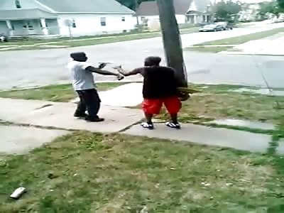 Man tries to protect his property and gets beaten with his own broomstick  