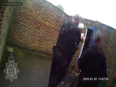 Superman Attacks UK Police With Hammer