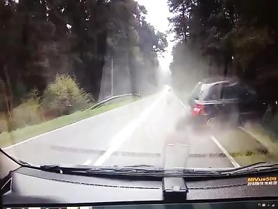 When overtaking gone bad