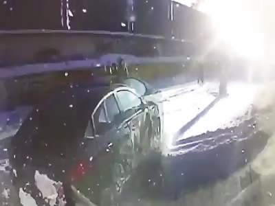 OAPs Dodge Death By Inches As Driver Loses Control