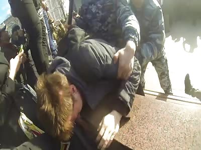 How peaceful protesters are treated in Putin's Russia
